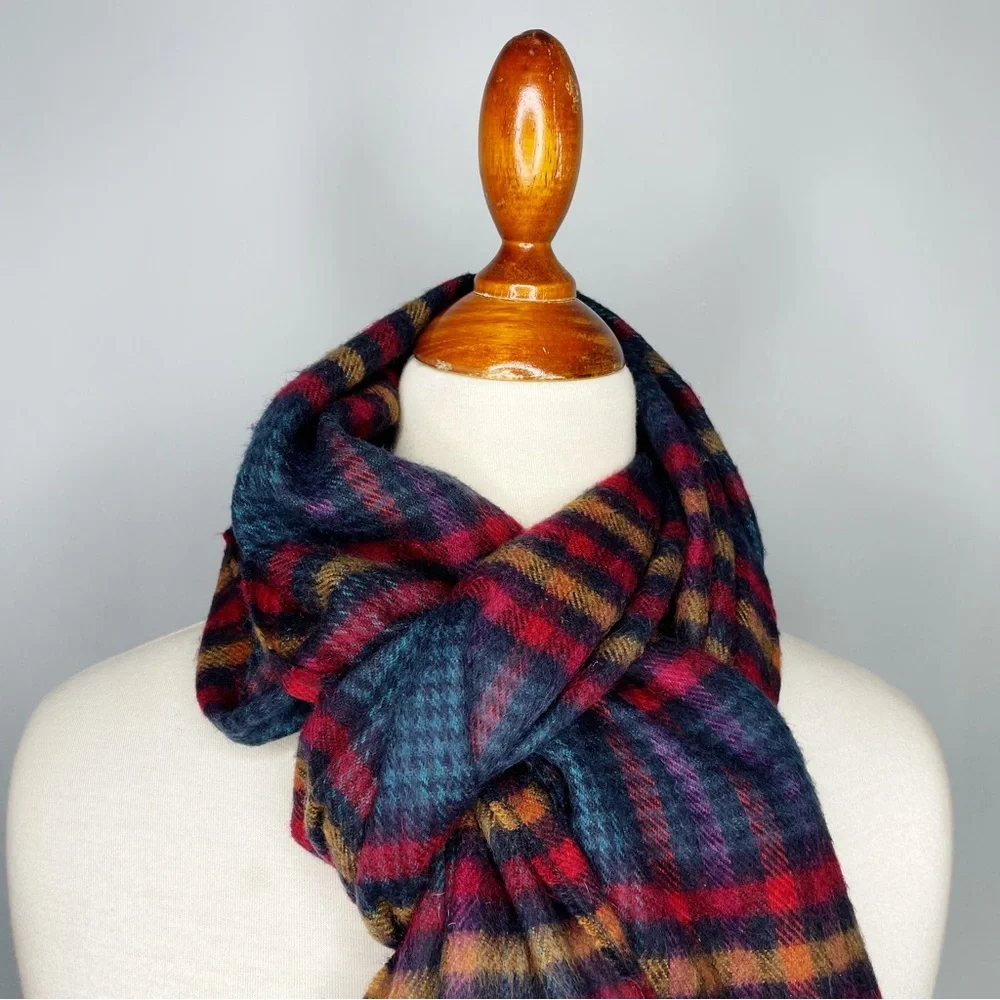 VINTAGE // Christian Dior Tartan Scarf